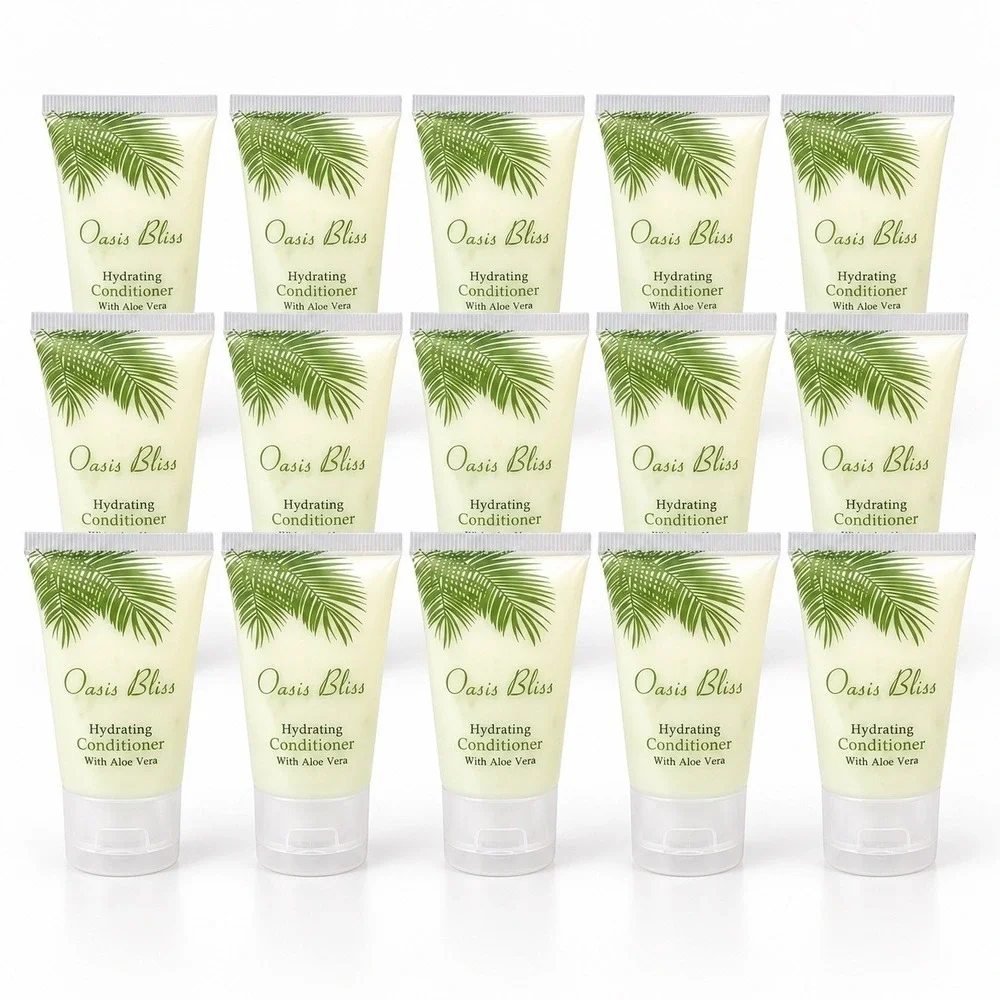 15 Pack Oasis Bliss Hydrating Conditioner Travel Size 1oz Aloe Vera Paraben-Free